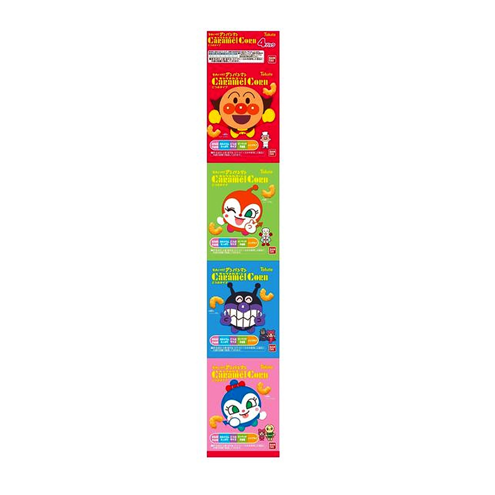 Tohato Go! Anpanman Caramel Corn Snack 4-packs